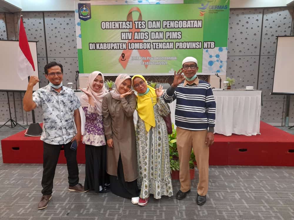 Orientasi Tes dan Pengobatan  HIV AIDS dan PIMS di Kabupaten Lombok Tengah